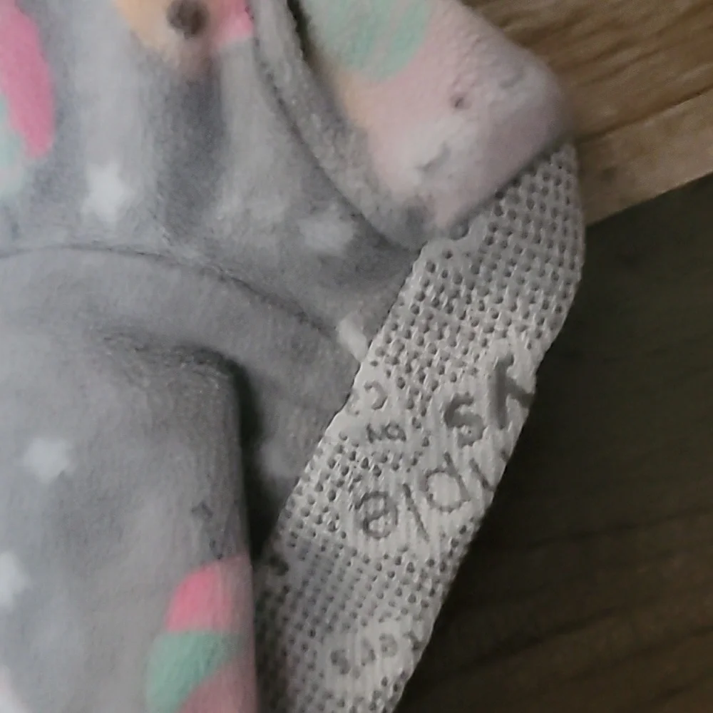 Carter's Gray/Pink Owl Footie Pajamas Size 12mo